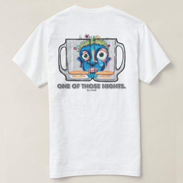 Camiseta Duas Cervejas (Verso do Design)