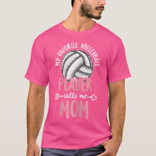 Camiseta Duas Equipes De Voleibol Para A Mãe De Um Jogo De