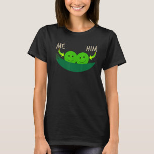 Camiseta Duas Ervilhas Em Um Marido De Namorado Namorada De