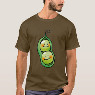 Camiseta Duas ervilhas em um vagem