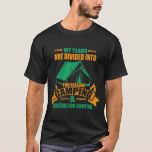 Camiseta Duas estações de acampamento