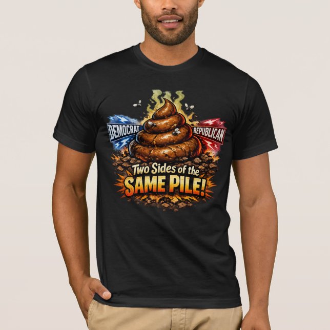 Camiseta Duas Faces da mesma Moeda (Frente)