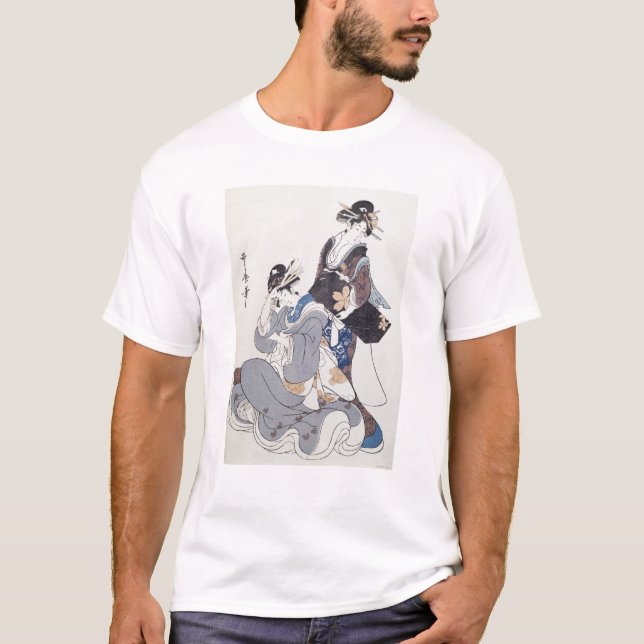 Camiseta Duas figuras fêmeas (Frente)
