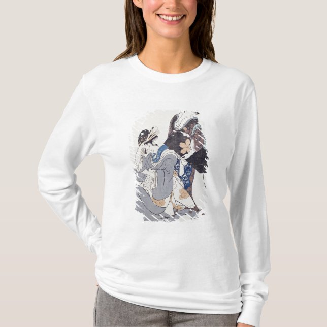 Camiseta Duas figuras fêmeas (Frente)