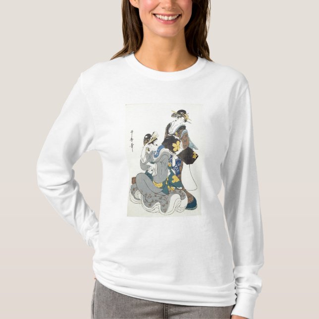 Camiseta Duas figuras fêmeas (Frente)