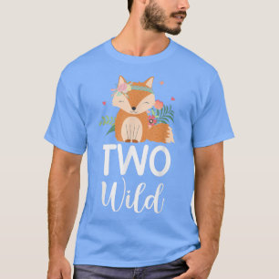 Camiseta Duas Garota De segundo aniversário Gelada De Dois
