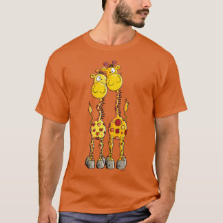 Camiseta Duas girafas adoráveis