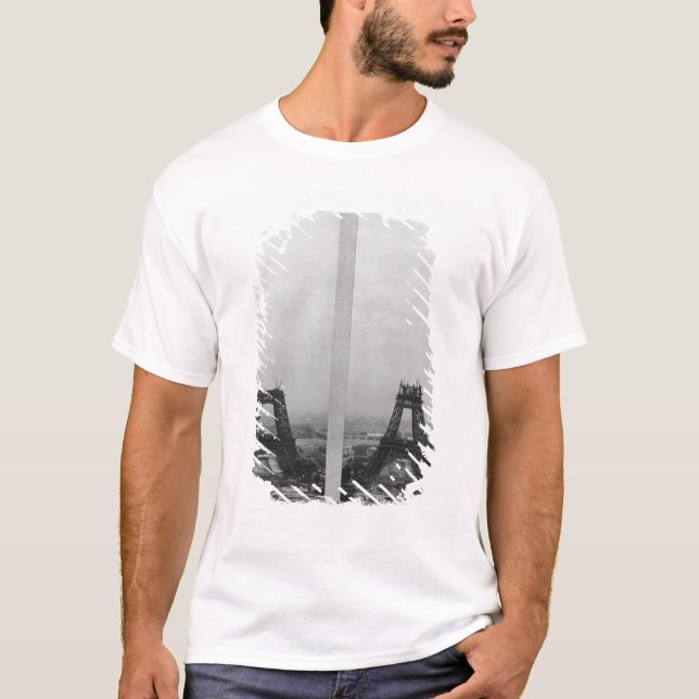 Camiseta Duas ideias da construção do Eiffel (Frente)