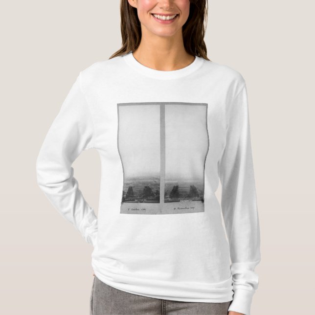Camiseta Duas ideias da construção do Eiffel (Frente)