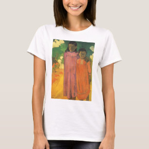 Camiseta Duas Irmãs de Paul Gauguin, Arte Fino Antigo