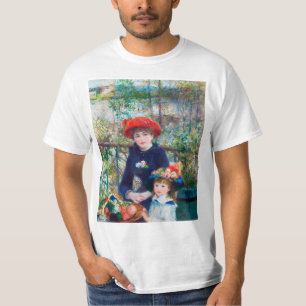 Camiseta Duas Irmãs (No Terrace) Pierre Auguste Renoir