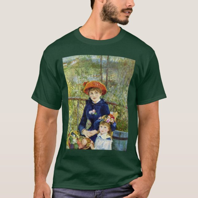 Camiseta Duas Irmãs (No Terraço) De Pierre Renoir (Frente)