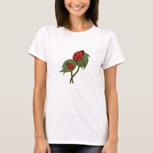 Camiseta Duas joias bonitinhas numa planta
