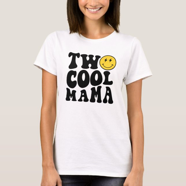 Camiseta Duas Legal mamas a combinar o Aniversário para a m (Frente)