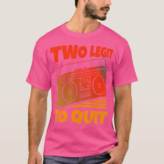 Camiseta Duas Legendas Para Sair De Um segundo aniversário