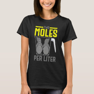 Camiseta Duas Moles Por Litro Mole Mestre das Moles Ciênci