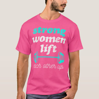 Camiseta Duas Mulheres Empoderadas Que Levantam Feministas