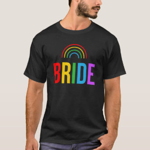 Camiseta Duas noivas: Mulher do Casamento Lésbica e Esposa 