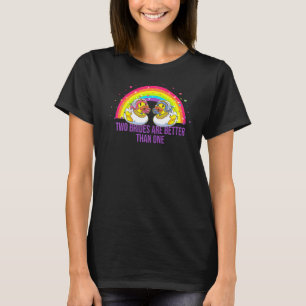 Camiseta Duas Noivas São Melhores Que Um Casamento Lgbt Lés