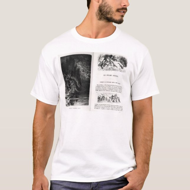 Camiseta Duas páginas ilustradas 'de Les Contes (Frente)