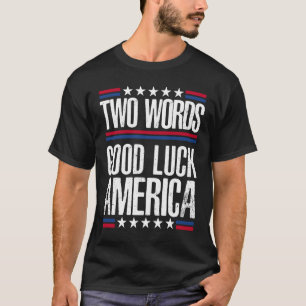 Camiseta Duas palavras, bom Dia de São Patrício da América