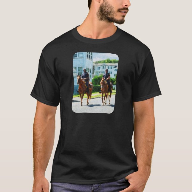 Camiseta Duas polícias montadas (Frente)