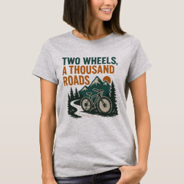 Camiseta Duas Rodas, Mil Estradas T-Shirt