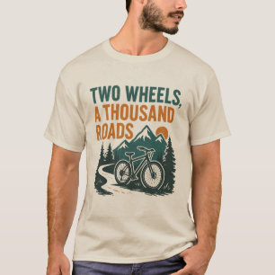 Camiseta Duas Rodas, Mil Estradas T-Shirt