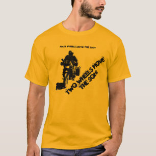 Camiseta Duas rodas movem o t-shirt da alma