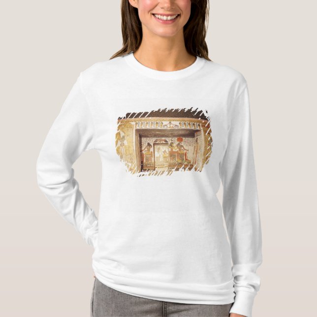 Camiseta Duas salas do túmulo de Nefertari (Frente)