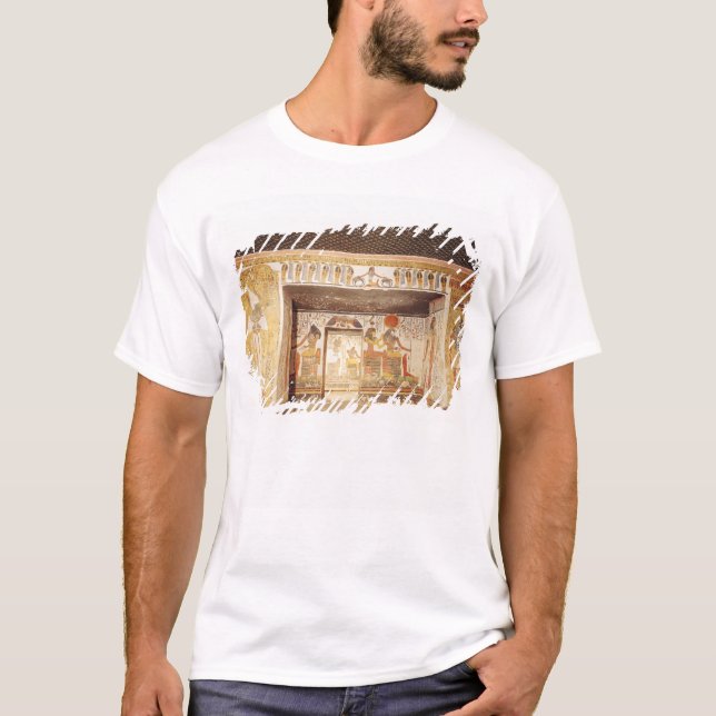Camiseta Duas salas do túmulo de Nefertari (Frente)