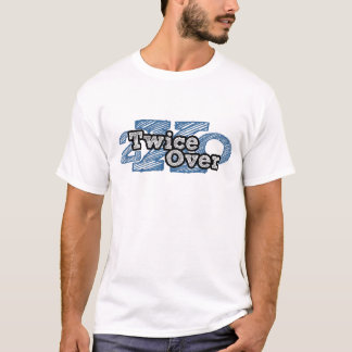 Camiseta Duas vezes sobre T-Branco