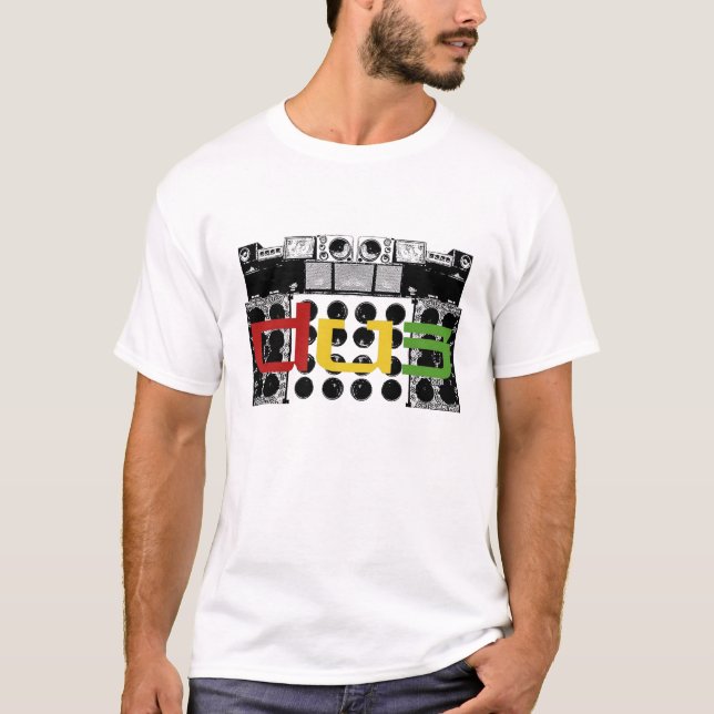 Camiseta dub chã soundsystem sistema som (Frente)