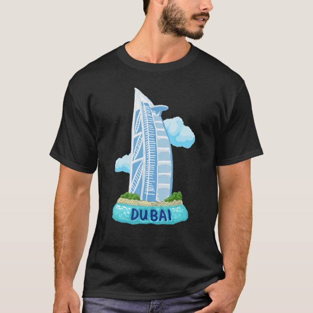 Camiseta Dubai City UAE souvenir  for men women 1 (Frente)