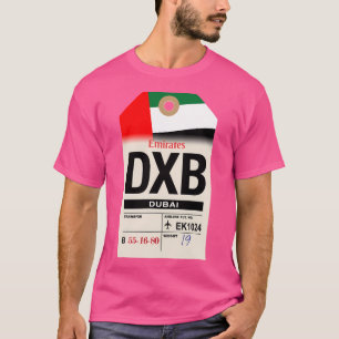 Camiseta Dubai (Dxb) Uae Airline Luartigo