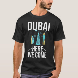 Camiseta Dubai Emirados Árabes Unidos Uae Cidade Trip Skyli