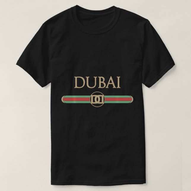 Camiseta Dubai Fashion Souvenir Gift UAE Long Sleeve T-Shir (Frente do Design)