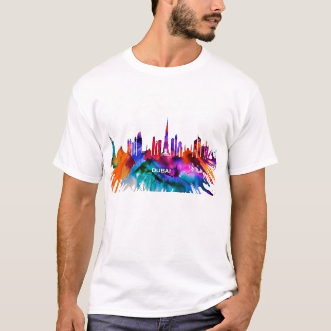 Camiseta Dubai Skyline (Frente)