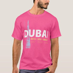 Camiseta Dubai Uae Emirados Árabes Árabes Unidos E