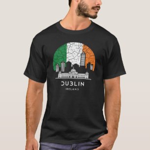 Camiseta Dublin City Ireland Flag