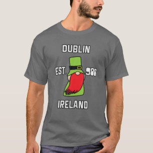 Camiseta Dublin Ireland Est 988 Shamrock Rua. Patricks Day
