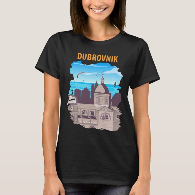 Camiseta Dubrovnik, Cidade Antiga (Frente)