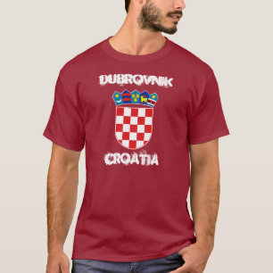Camiseta Dubrovnik, Croácia com casaco de armas