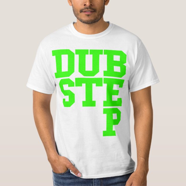 Camiseta Dubstep Blockletter (limão) (Frente)