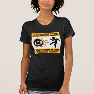 Camiseta DUBSTEP que adverte o baixo extremo