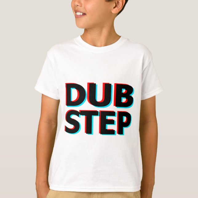 Camiseta Dubstep Sujo, bumbum, baixo, tecno wobble (Frente)
