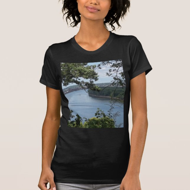 Camiseta Dubuque Iowa do rio Mississípi (Frente)