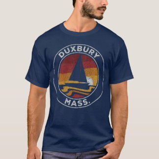 Camiseta Dubury Massachusetts Barco à Vela Vintage 70S Retr