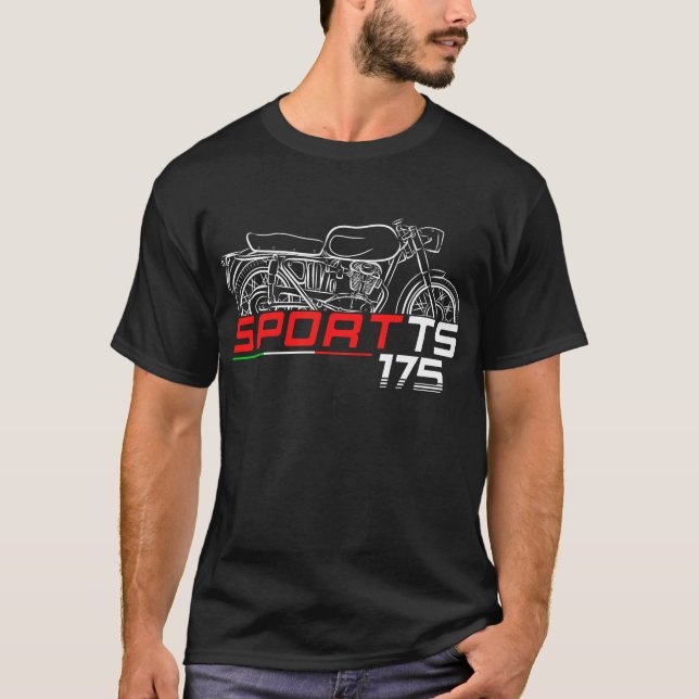 Camiseta Ducati 175 Esporte TS 1961-1963 (Frente)