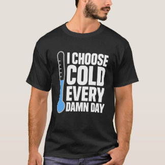 Camiseta Ducha Fria Tenacidade Mental Exposição ao Frio Bio
